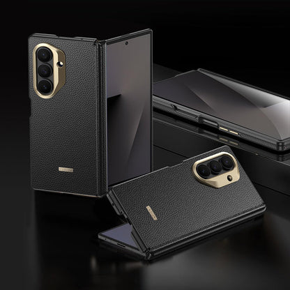 Premium Leather One Piece Case with Camera Frame