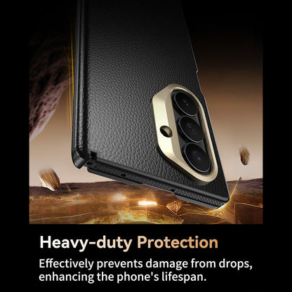 Premium Leather One Piece Case with Camera Frame