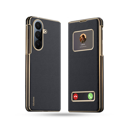 Premium Flip Case with View Windows & Magnetic