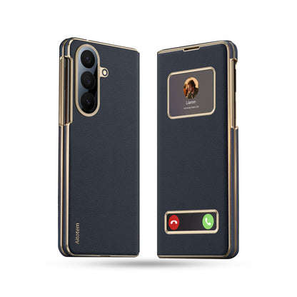 Premium Flip Case with View Windows & Magnetic