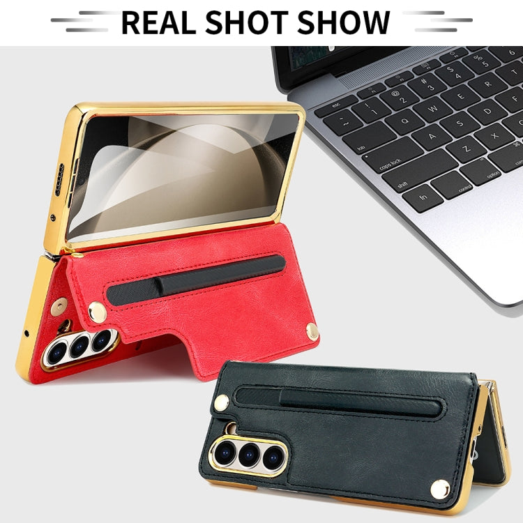 Folding Flip Leather Case with Holder