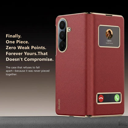 Premium Flip Case with View Windows & Magnetic