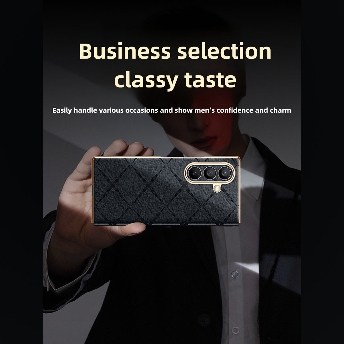 Luxury Leather Magnetic Flip Case