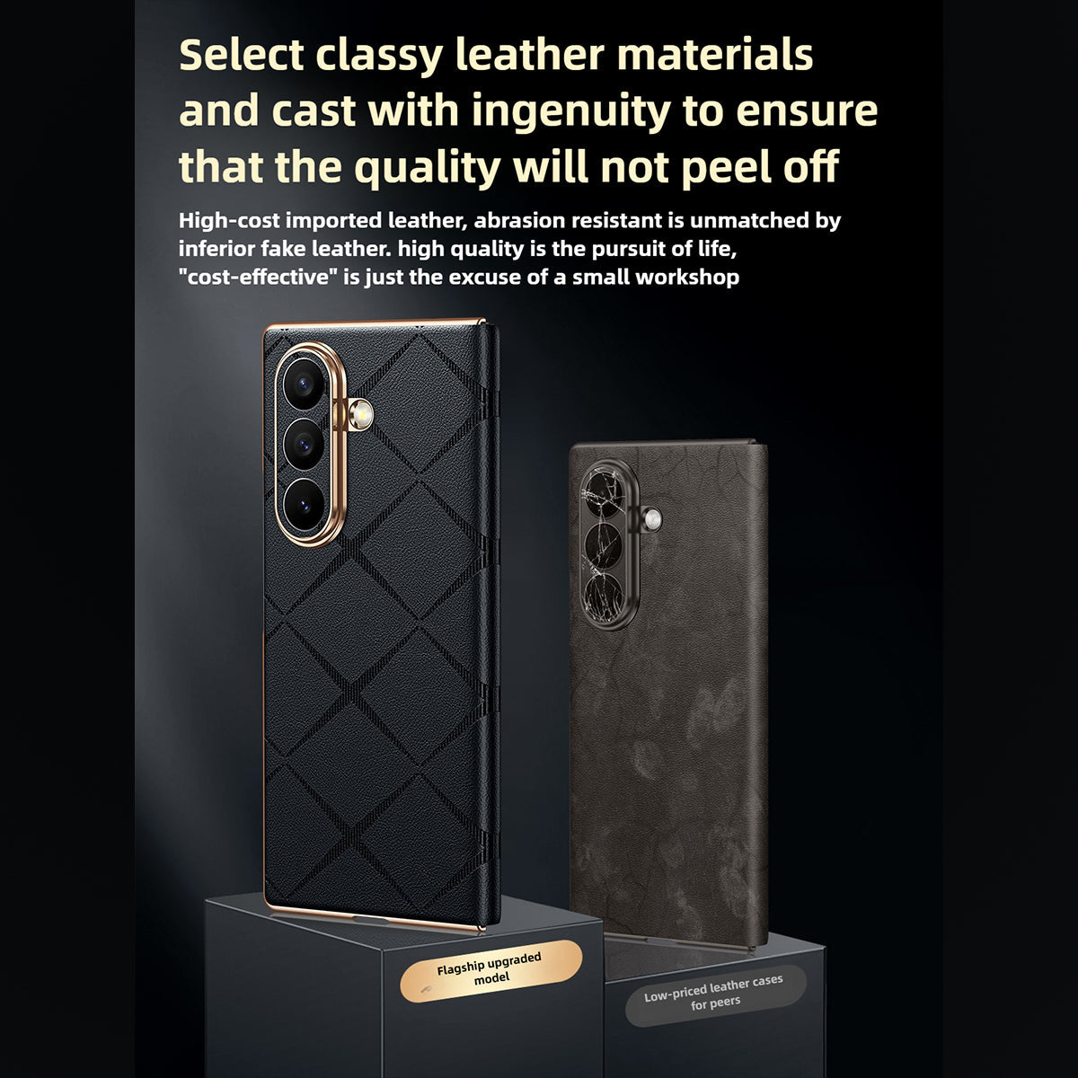 Luxury Leather Magnetic Flip Case