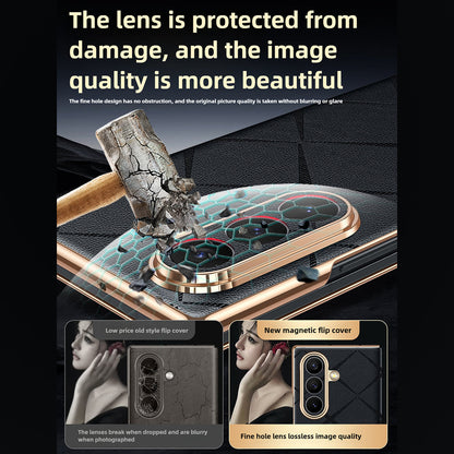 Luxury Leather Magnetic Flip Case