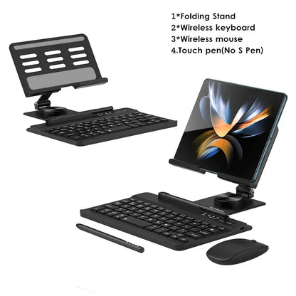 Portable Wireless Keyboard & Stand Set