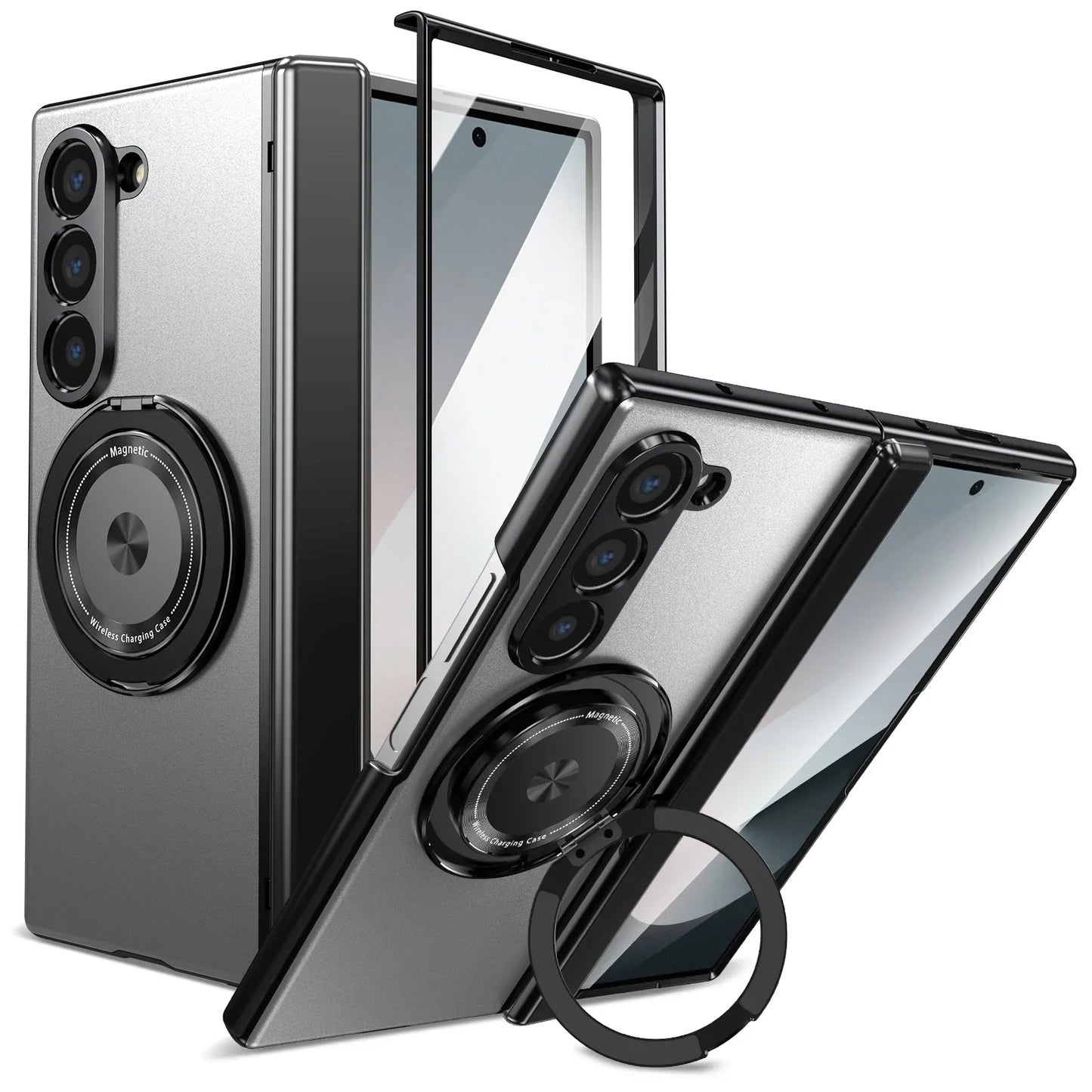 MagSafe Hinge Case with Ring & 360° Protection