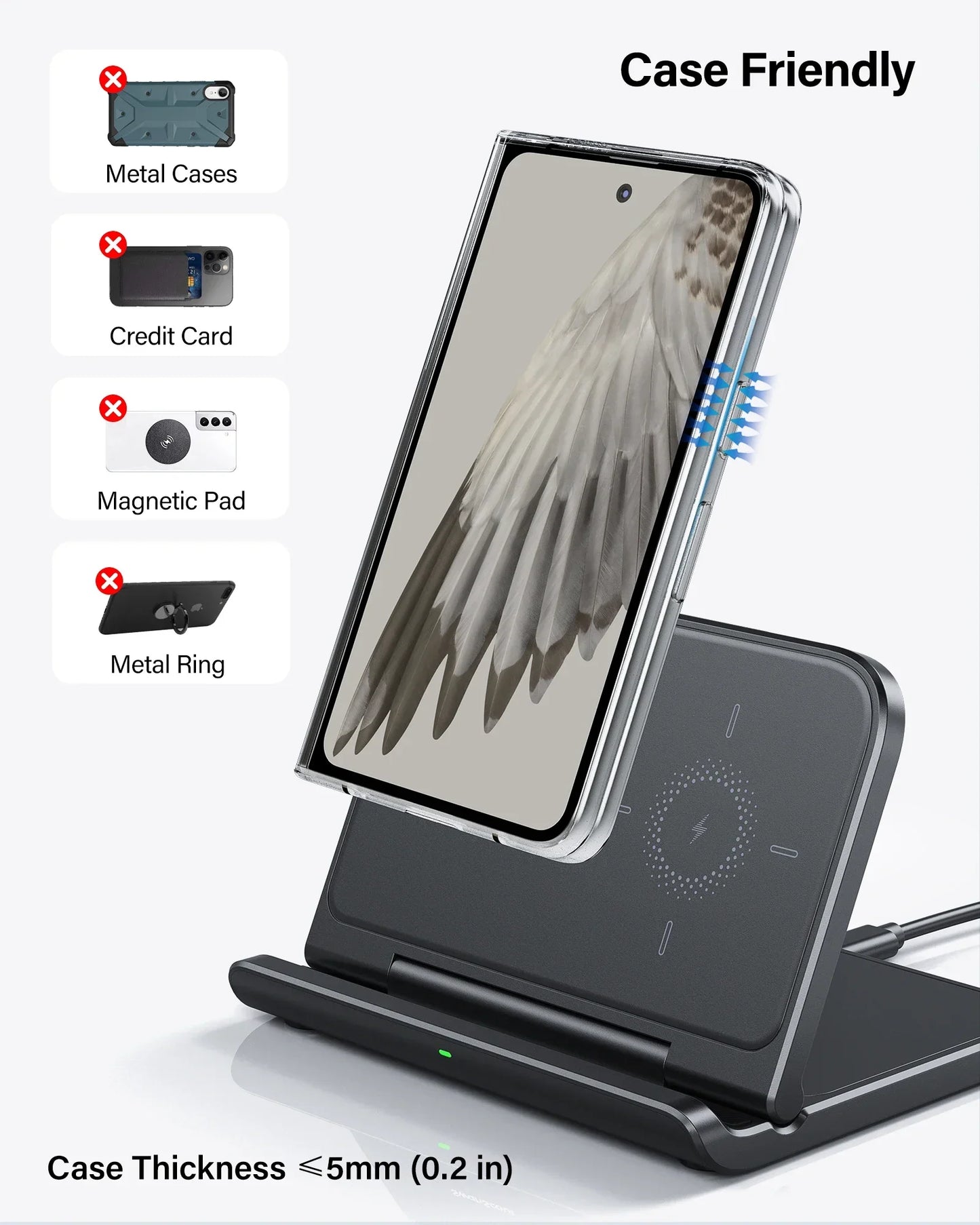 15W Foldable Fast Charging Stand