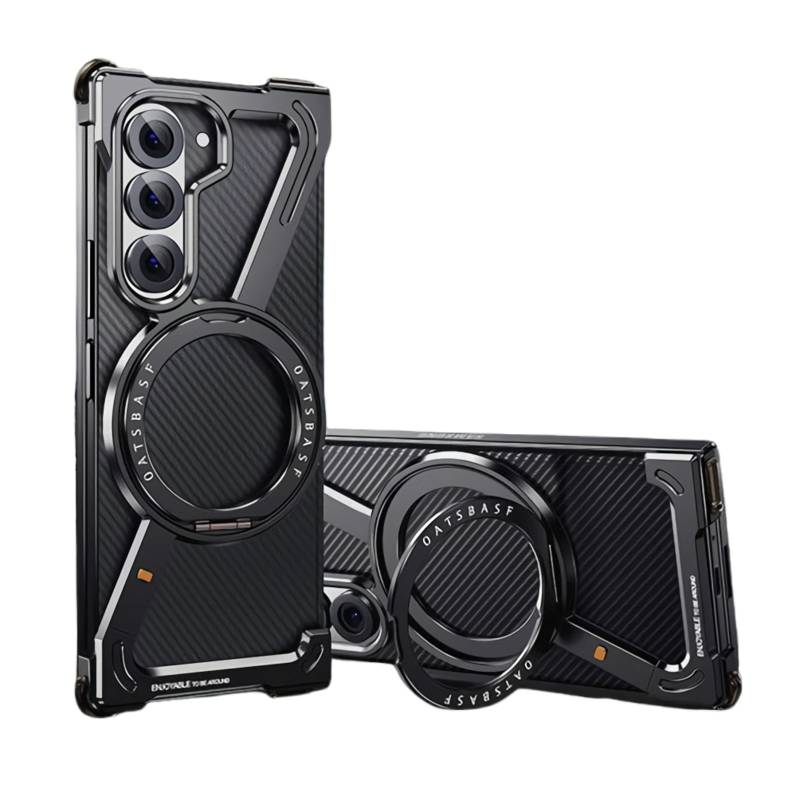 Z-Shape Magnetic Case with Metal Stand