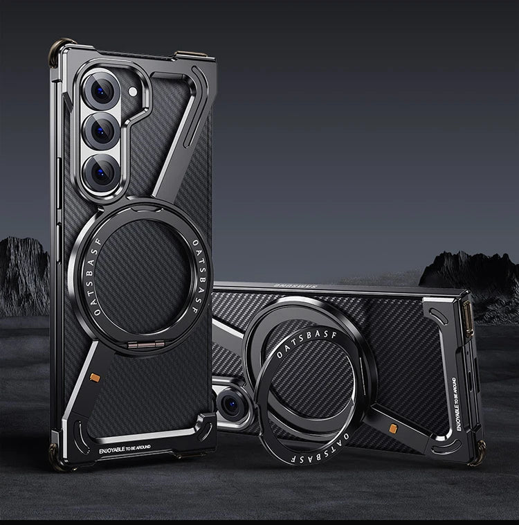 Z-Shape Magnetic Case with Metal Stand