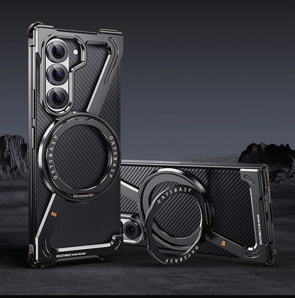 Z-Shape Magnetic Case with Metal Stand