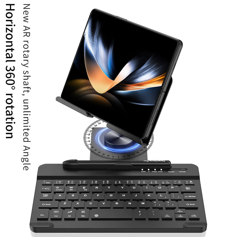 Portable Wireless Keyboard & Stand Set