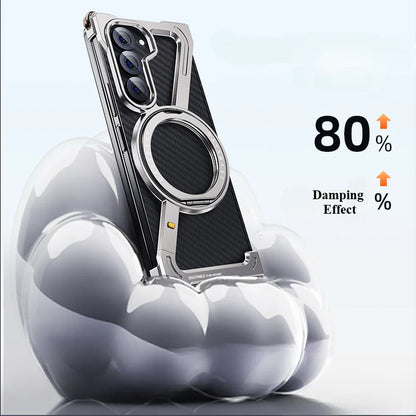 Z-Shape Magnetic Case with Metal Stand